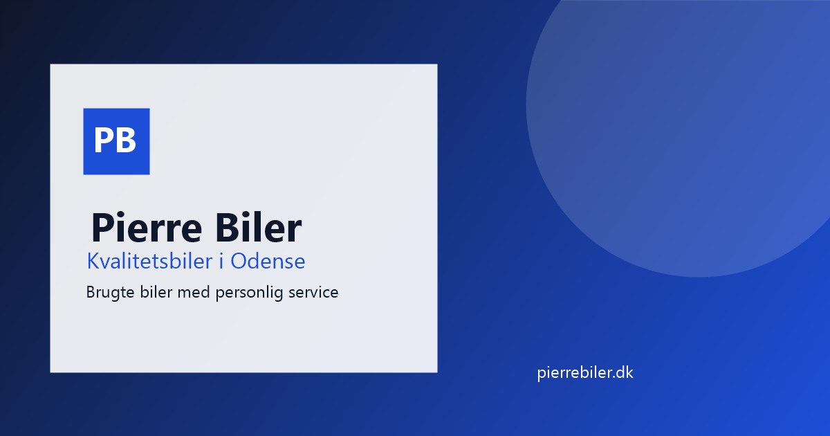 Pierre Biler ApS logo